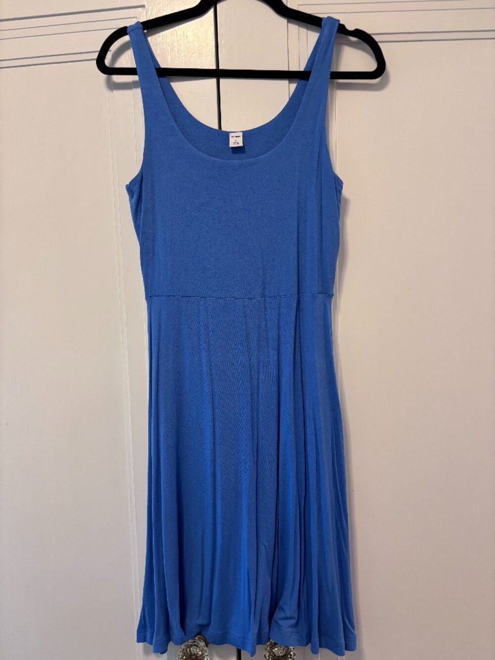 Light blue jersey mini dress